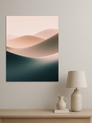 Holstga bosilgan poster "Tumanli qumlar"