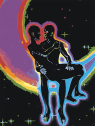 Raqamlar bo&#039;yicha rasm &quot;Qo&#039;rqqan mushuk adyolda&quot;