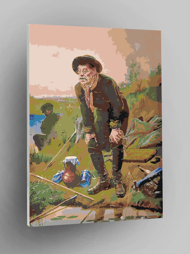 Картина по номерам &amp;quot;Мужчина на рыбалке&amp;quot;