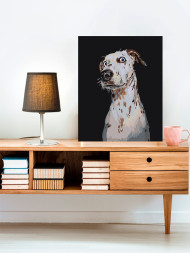 Raqamlar bo&#039;yicha rasm &quot;Hayratda qolgan Dalmatian&quot;