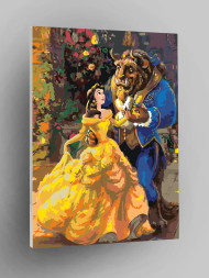 Raqamlar bo&#039;yicha rasm &quot;Go&#039;zallik va hayvon&quot;