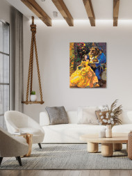 Raqamlar bo&#039;yicha rasm &quot;Go&#039;zallik va hayvon&quot;