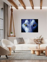 Картина по номерам "Взгляд волка"