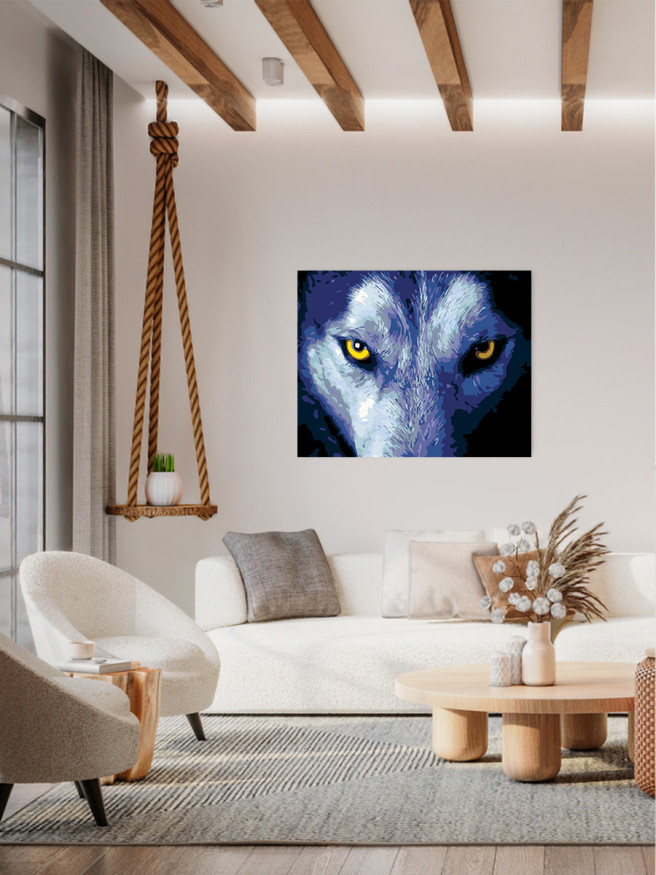 Картина по номерам &amp;quot;Взгляд волка&amp;quot;