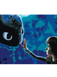 Raqamlar bo&#039;yicha rasm &quot;Bezzubik va Ikking&quot;