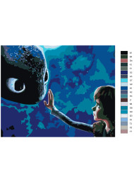 Raqamlar bo&#039;yicha rasm &quot;Bezzubik va Ikking&quot;