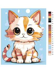 Картина по номерам &amp;quot;Милый котёнок&amp;quot;