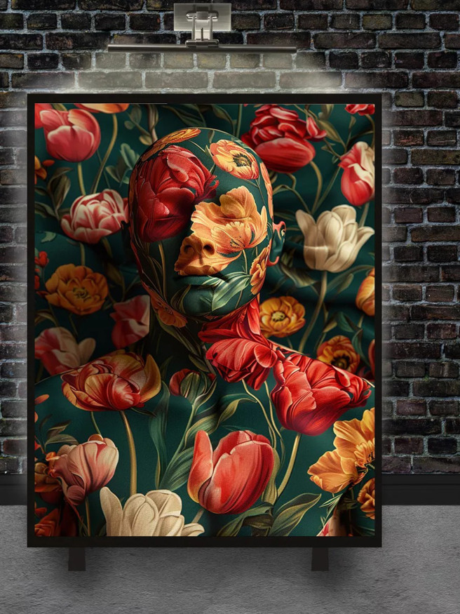 Holstga bosilgan poster &amp;quot;Gulli yuz&amp;quot;