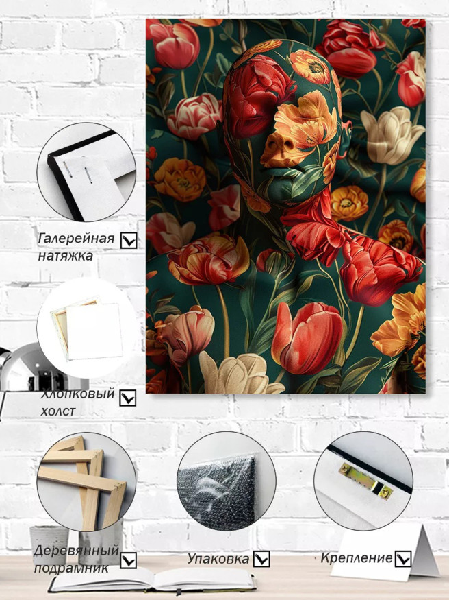 Holstga bosilgan poster &amp;quot;Gulli yuz&amp;quot;