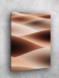 Holstga bosilgan poster "Qumli to‘lqinlar"