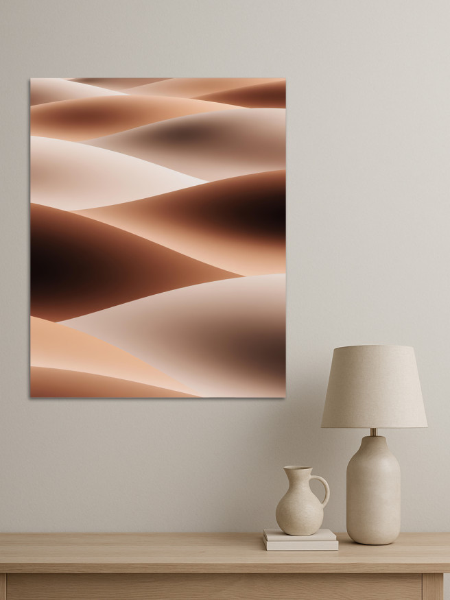 Постер на холсте &amp;quot;Песчаные волны&amp;quot;