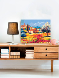 Raqamlarbo'yicha rasm "Qishloqda kuz"