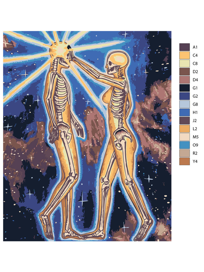 Raqamlar bo&amp;#039;yicha rasm &amp;quot;Ruhiy munosabatlar&amp;quot;