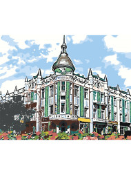 Картина по номерам &amp;quot;Элитное здание&amp;quot;