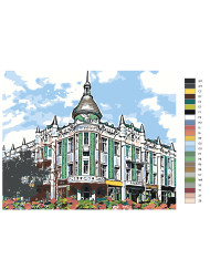 Картина по номерам &amp;quot;Элитное здание&amp;quot;