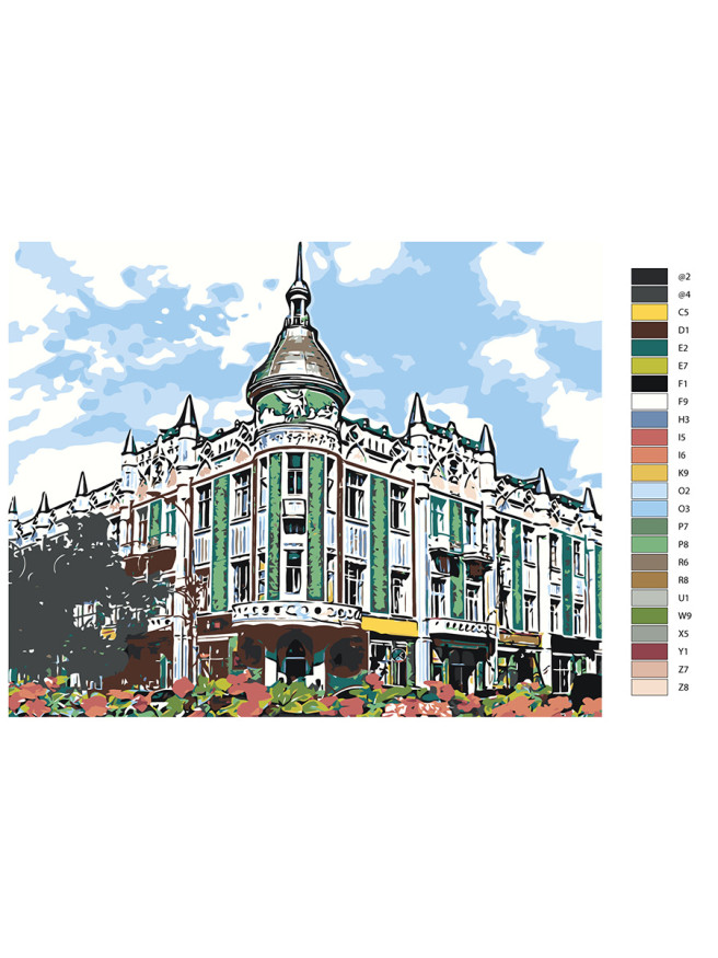 Raqamlar bo&amp;#039;yicha rasm &amp;quot;Elita binosi&amp;quot;