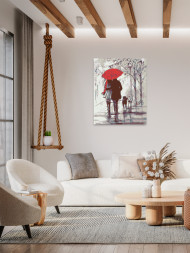 Картина по номерам &amp;quot;Прогулка с собаками&amp;quot;