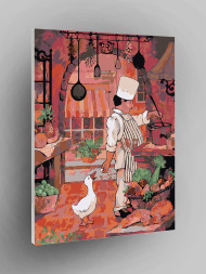 Картина по номерам &amp;quot;Повар и гусь&amp;quot;