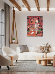 Картина по номерам &amp;quot;Повар и гусь&amp;quot;