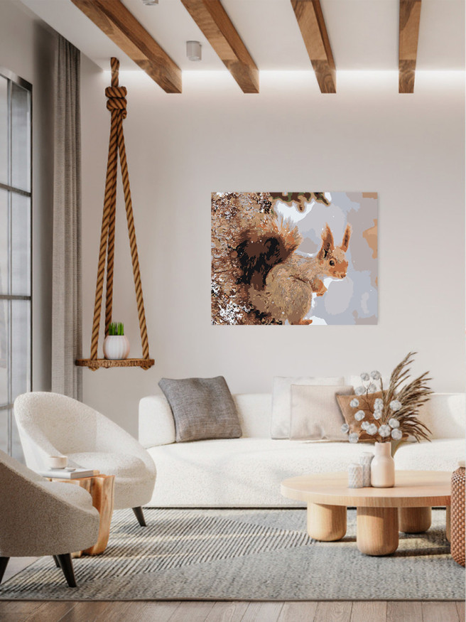 Raqamlar bo&amp;#039;yicha rasm &amp;quot;Sincap&amp;quot;