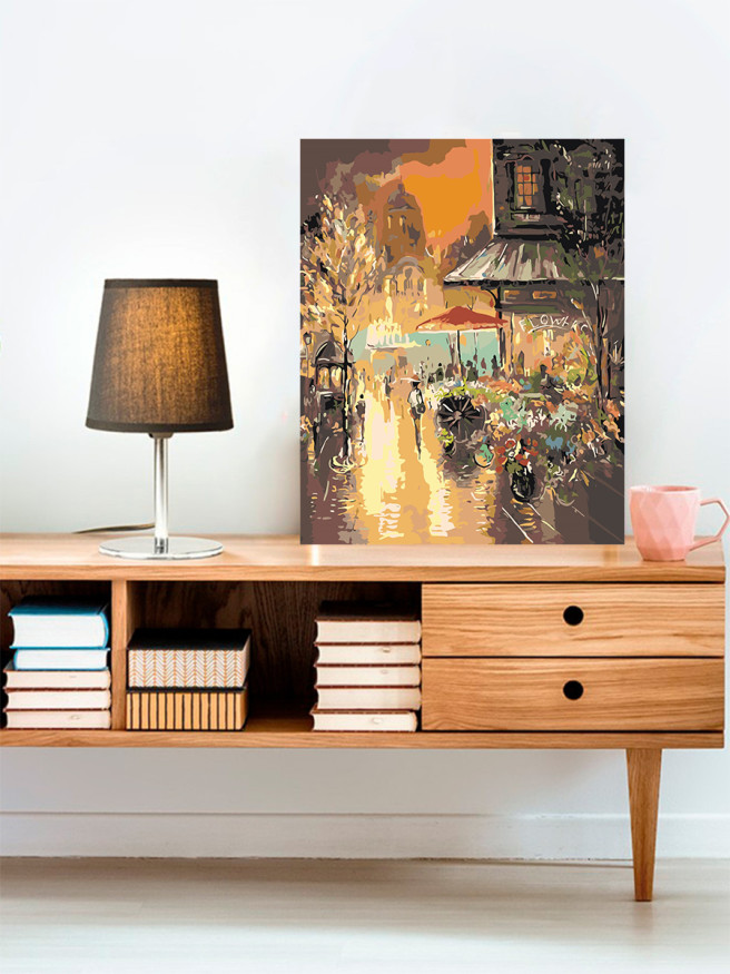 Картина по номерам &amp;quot;Городской пейзаж&amp;quot;