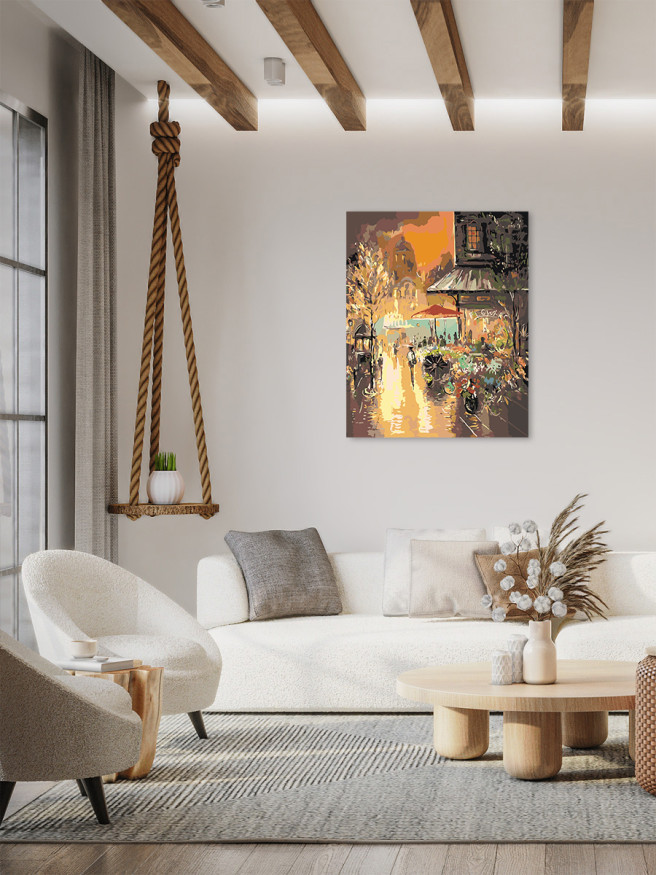 Картина по номерам &amp;quot;Городской пейзаж&amp;quot;