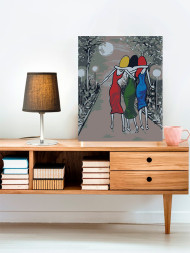 Картина по номерам &amp;quot;Три подруги после гулянки&amp;quot;