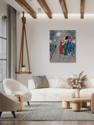 Картина по номерам &amp;quot;Три подруги после гулянки&amp;quot;