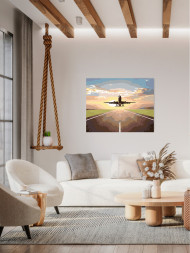 Raqamlar bo'yicha rasm "Samolyot parvozi"