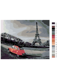 Картина по номерам &amp;quot;Париж&amp;quot;