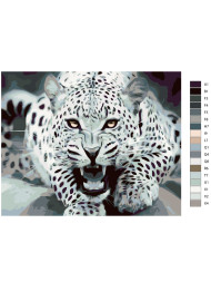 Raqamlar bo&#039;yicha rasm &quot;Qo&#039;rqinchli silovsin&quot;