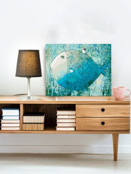 Raqamlar bo'yicha rasm "Baliqdagi uycha"