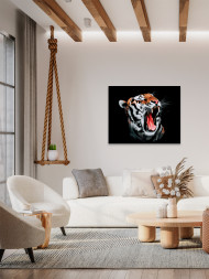 Raqamlar bo'yicha rasm "O'kiriyotgan yo'lbars"