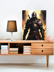 Картина по номерам &amp;quot;Воин в шлеме&amp;quot;