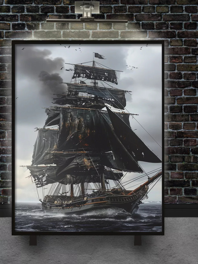Постер на холсте &amp;quot;Проклятый пиратский корабль&amp;quot;