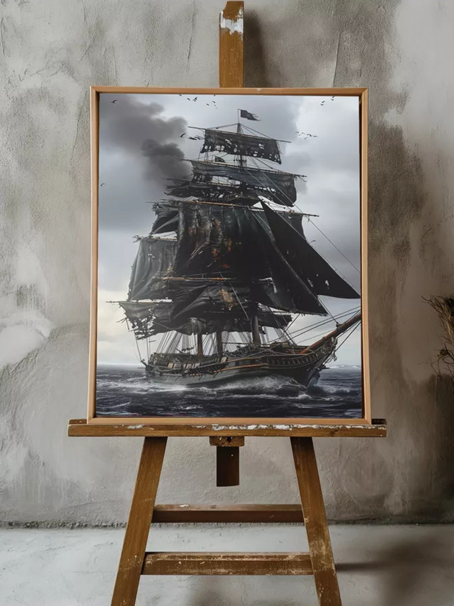 Постер на холсте &amp;quot;Проклятый пиратский корабль&amp;quot;