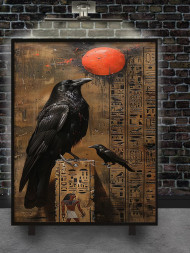 Постер на холсте &amp;quot;Вороны над Египтом&amp;quot;