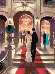 Картина по номерам &amp;quot;Светский вечер&amp;quot;