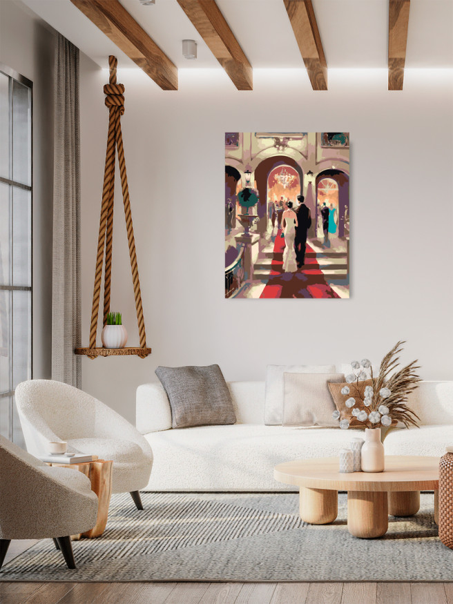 Картина по номерам &amp;quot;Светский вечер&amp;quot;