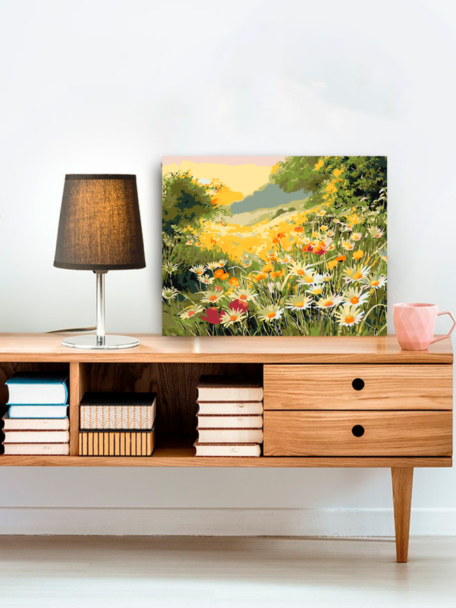 Raqamlar bo&amp;#039;yicha rasm &amp;quot;Moychechak dalasi&amp;quot;