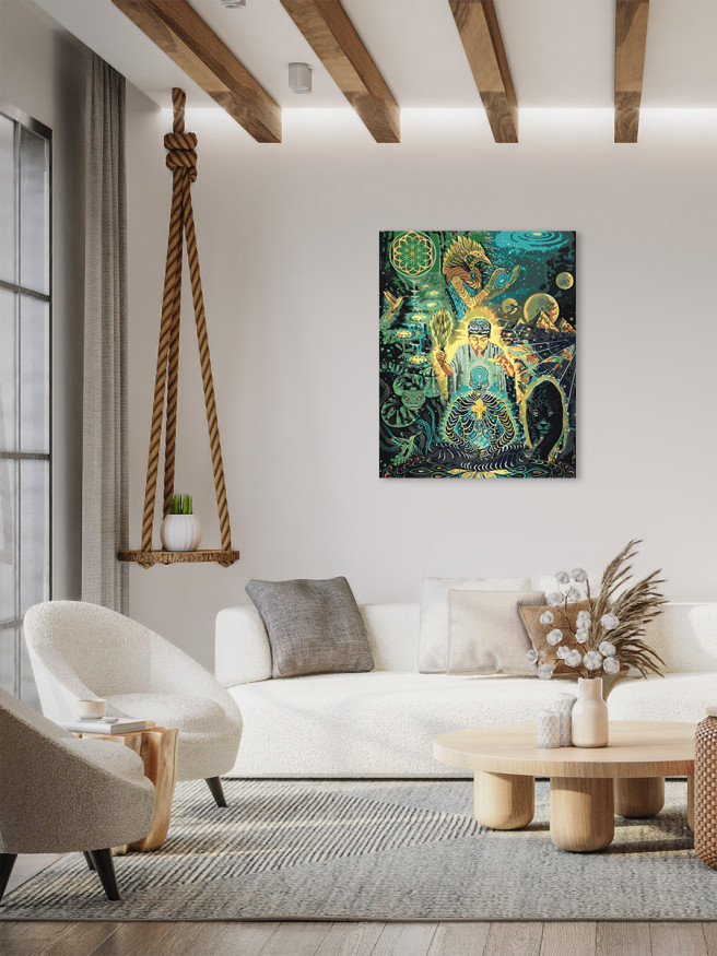 Картина по номерам &amp;quot;Всезнающий мудрец&amp;quot;