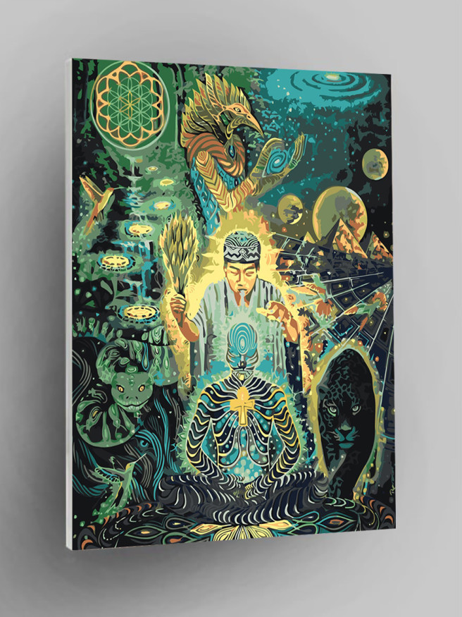 Картина по номерам &amp;quot;Всезнающий мудрец&amp;quot;