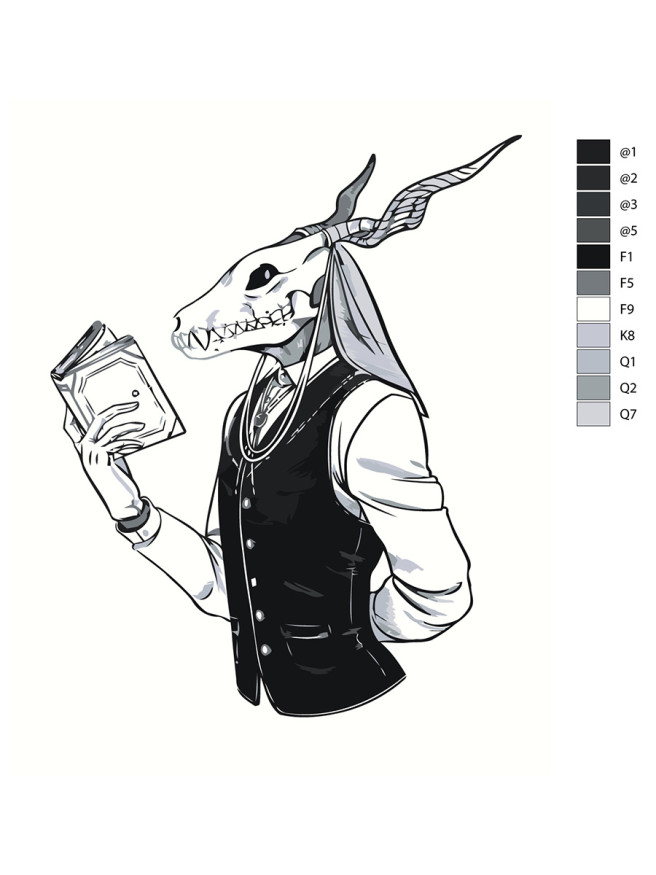 Raqamlar bo&amp;#039;yicha rasm &amp;quot;Qiziqarli o&amp;#039;qish&amp;quot;