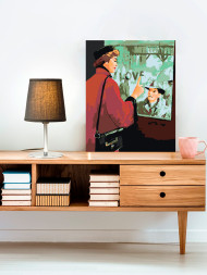 Raqamlar bo&#039;yicha rasm &quot;Oyna oldidagi romantika&quot;