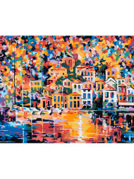 Картина по номерам &amp;quot;Город у моря&amp;quot;