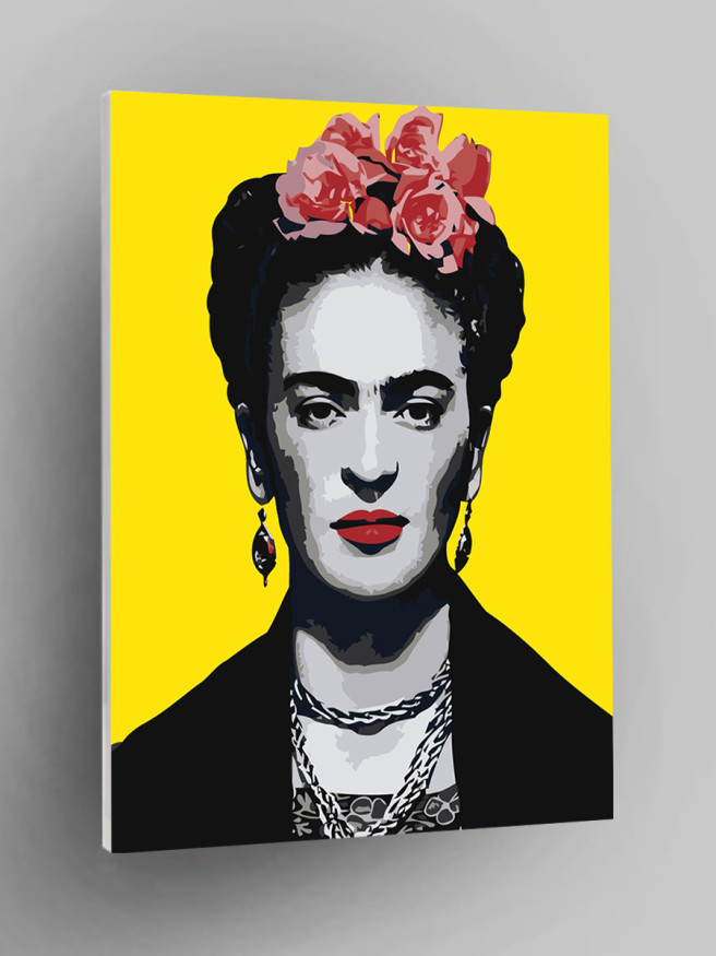 Raqamlar bo&amp;#039;yicha rasm &amp;quot;Gullar bilan qiz&amp;quot;