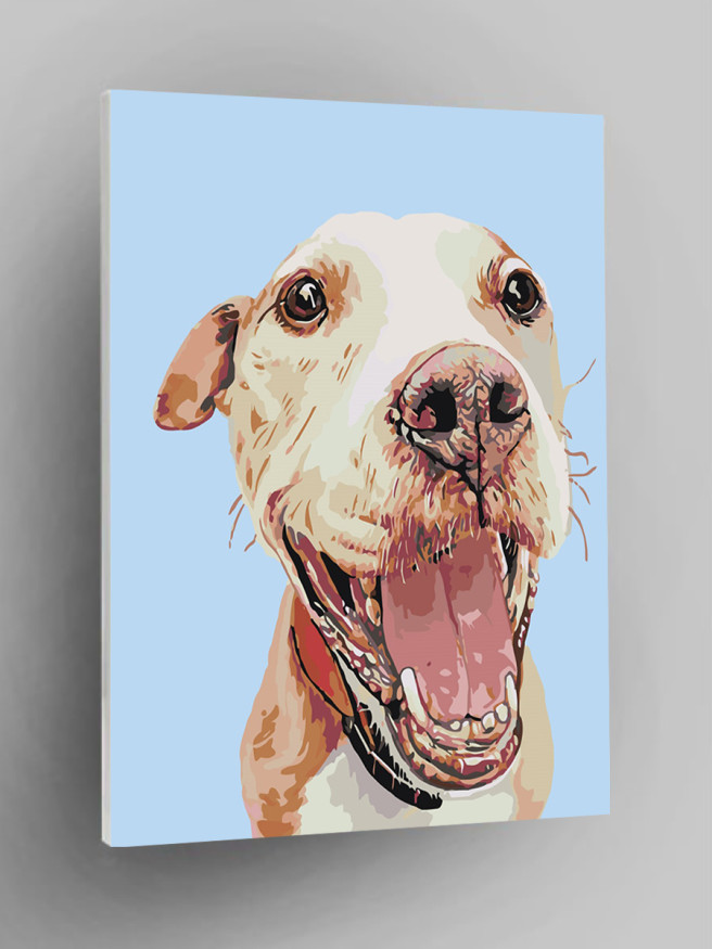 Raqamlar bo&amp;#039;yicha rasm &amp;quot;Baxtli it&amp;quot;