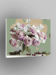 Картина по номерам &amp;quot;Ваза с цветами&amp;quot;