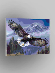 Raqamlar bo&#039;yicha rasm &quot;Burgut&quot;