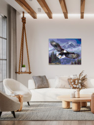 Raqamlar bo&#039;yicha rasm &quot;Burgut&quot;